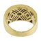 59 Bague en or jaune et blanc avec diamants 58 Facettes G3981