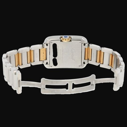 Cartier Tank Anglaise - Montre en acier et or jaune 58 Facettes MT47189