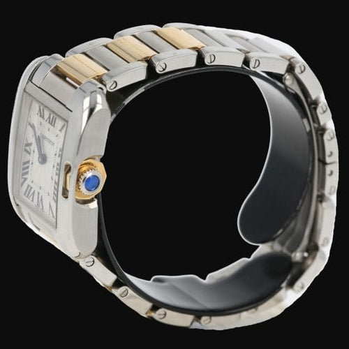 Cartier Tank Anglaise - Montre en acier et or jaune 58 Facettes MT47189