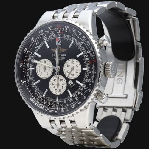 Breitling Navitimer - Montre chronographe en or jaune et acier 58 Facettes MT47269