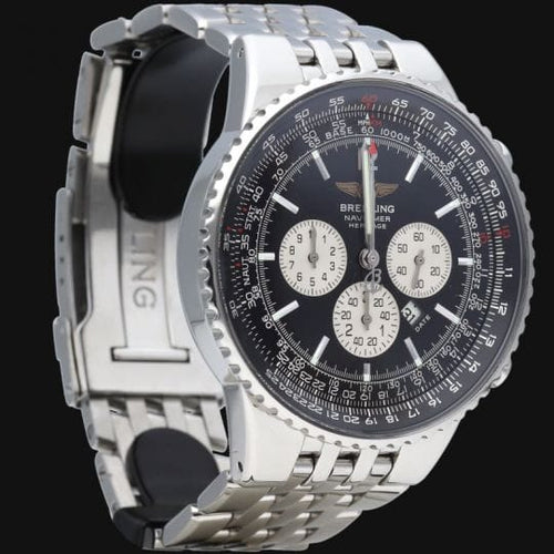 Breitling Navitimer - Montre chronographe en or jaune et acier 58 Facettes MT47269