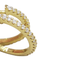 Boucles d'oreilles créoles en or 18k et diamants 58 Facettes PE997