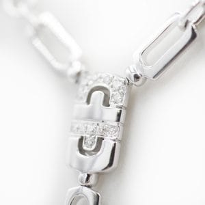 Bulgari Parentesi - Collier en or blanc et diamants 58 Facettes 4292x5_M