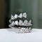 53 Aitches Teide - Bague en or blanc et diamants poire 58 Facettes GBR1069WG