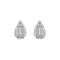 Boucles d'oreilles diamants poire 0,20 ct en or blanc 18K 58 Facettes GER1342WG