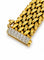 Bracelet tressé en or 18 carats et diamants naturels 58 Facettes bt