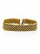 Bracelet tressé en or 18 carats et diamants naturels 58 Facettes bt