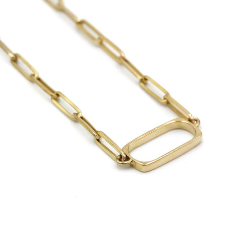Dinh Van - Collier Maillon vintage en or jaune 58 Facettes 260174R