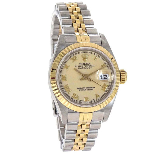 Montre Rolex Oyster Perpetual Datejust - Montre en acier et or jaune 58 Facettes dvhff5rqzp
