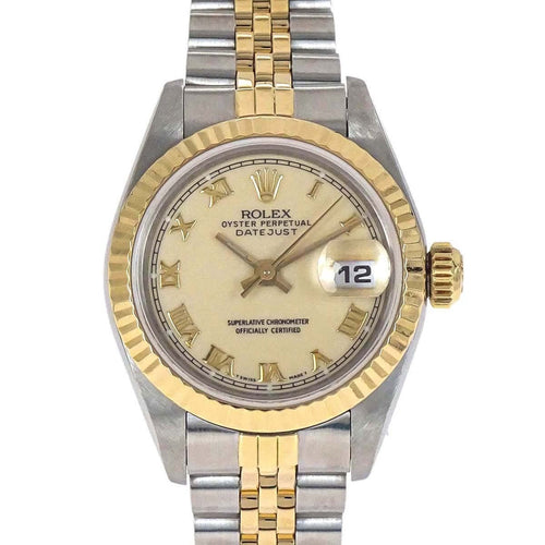 Montre Rolex Oyster Perpetual Datejust - Montre en acier et or jaune 58 Facettes dvhff5rqzp