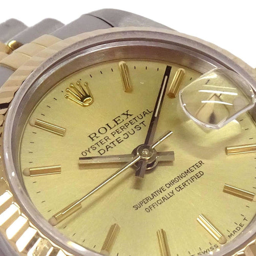 Montre Rolex Oyster Perpetual Datejust - Montre en acier et or jaune 58 Facettes zf00ofwanm