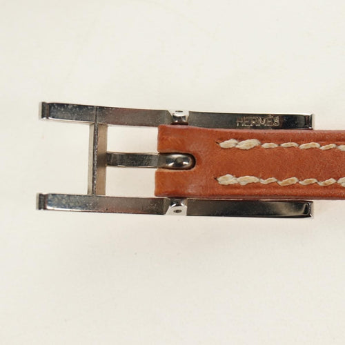Bracelet Hermès Hapi 3 - Bracelet en cuir et métal 58 Facettes dnesmvs8i7