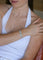 Art déco - Bracelet en or blanc, aigues-marines et diamants 58 Facettes
