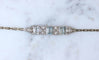 Art déco - Bracelet en or blanc, aigues-marines et diamants 58 Facettes