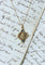 Art Nouveau - Médaille Ange Penseur en or jaune et émail 58 Facettes