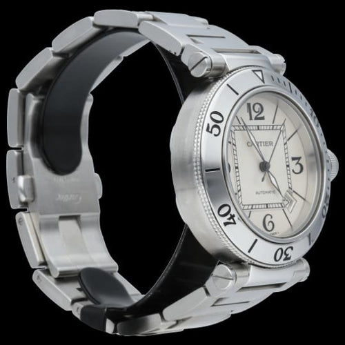 Cartier Pasha Seatimer - Montre en acier 58 Facettes MT47176