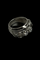Bague 56 Mille Fili - Bague bombée en or blanc 18K avec diamants 58 Facettes