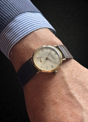 Montre Longines - Montre vintage en or jaune 58 Facettes
