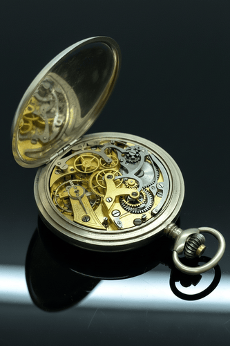 Montre Starter - Chronographe de poche en acier 58 Facettes