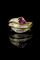 Bague 58 Bague serpent - Rubis poire et diamants en or jaune 18K 58 Facettes