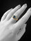 Bague 56 Bague - zaffiro cabochon et diamants en or jaune 58 Facettes