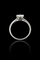 Bague 53 Solitaire - Bague en or blanc avec diamant 0,80 ct 58 Facettes
