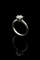Bague 53 Solitaire - Bague en or blanc avec diamant 0,80 ct 58 Facettes