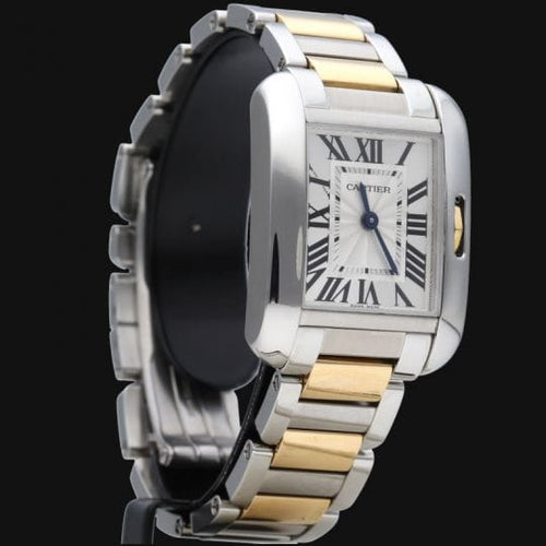 Cartier Tank Anglaise - Montre en or jaune et acier 58 Facettes MT47190