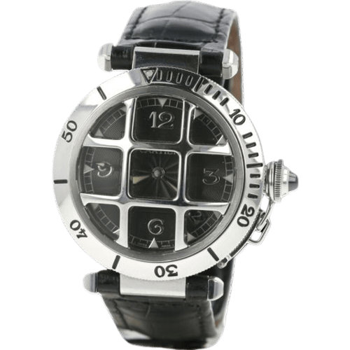 Montre Cartier Pasha - Montre automatique 38 mm en acier 58 Facettes MT47173