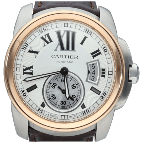Cartier Calibre - Montre en or jaune et acier 58 Facettes MT47204