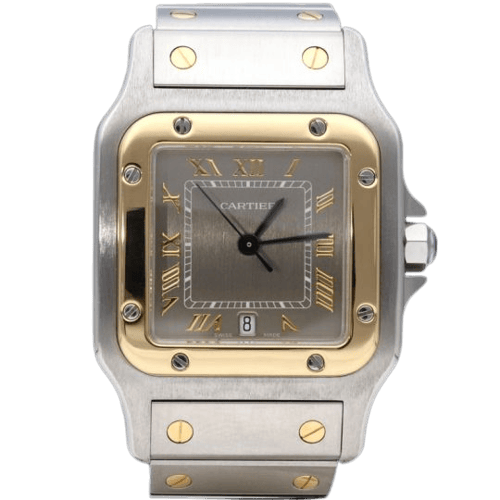 Cartier Santos Galbée - Montre en or jaune et acier 58 Facettes MT47168