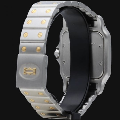 Cartier Santos Galbée - Montre en or jaune et acier 58 Facettes MT47356