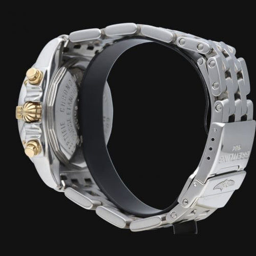 Breitling Chronomat - Montre Cockpit Chronograph en or jaune et acier 58 Facettes MT47255