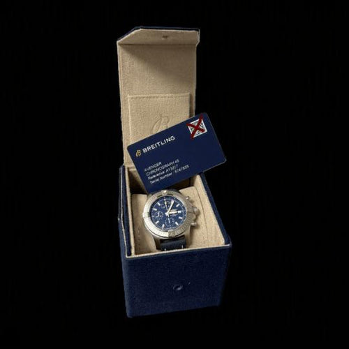 Breitling Super Avenger - Montre chronographe 45 mm en acier 58 Facettes MT47236