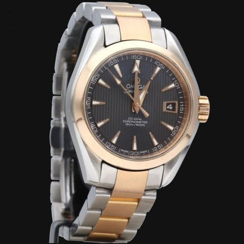 Omega Seamaster Aqua Terra - Montre en or jaune, or rose et acier 58 Facettes MT47151