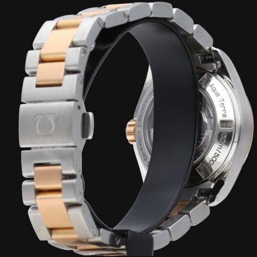 Omega Seamaster Aqua Terra - Montre en or jaune, or rose et acier 58 Facettes MT47151