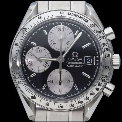 Omega Speedmaster Date - Montre chronographe en acier 58 Facettes MT47163
