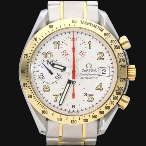 Omega Speedmaster - Montre Date en or jaune et acier 58 Facettes MT47161
