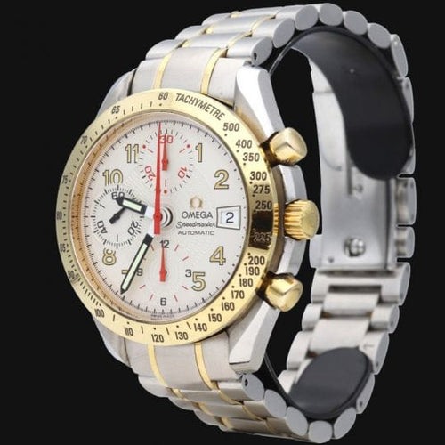 Omega Speedmaster - Montre Date en or jaune et acier 58 Facettes MT47161