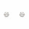 Boucles d'oreilles puces en or blanc et diamants 58 Facettes 5189856RV