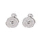 Boucles d'oreilles puces en or blanc et diamants 58 Facettes 5189856RV