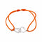 Dinh Van Double Cœurs - Bracelet cordon en or blanc 58 Facettes 5577274CN