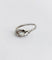 Bague 54 Bague Tank Art déco en platine et diamants 58 Facettes A07535