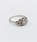Bague 54 Bague Tank Art déco en platine et diamants 58 Facettes A07535