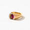 53 Bague vintage en or jaune, rubis et diamants 58 Facettes 1.0000328/1