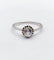 58.5 Bague solitaire Art déco en platine et diamant taille ancienne 58 Facettes A07537