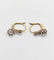 Dormeuses - Boucles d'oreilles en or 18k, platine et diamants 58 Facettes A07538