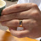 57 Love More - Bague Cigar en or 18 carats et saphir bleu 58 Facettes GBR1207LB