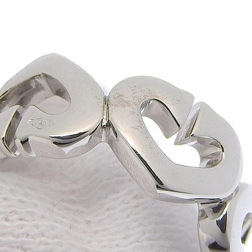 Bague 44 Cartier C Heart - Bague en or blanc 18 carats et diamants 58 Facettes m8pg7i1jl0