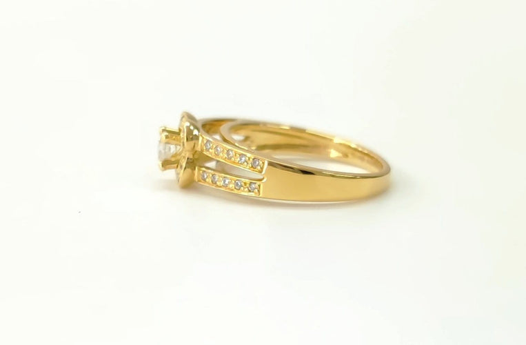 54 Mauboussin Chance of Love n°2 - Bague en or jaune et diamants 58 Facettes Chance-2419